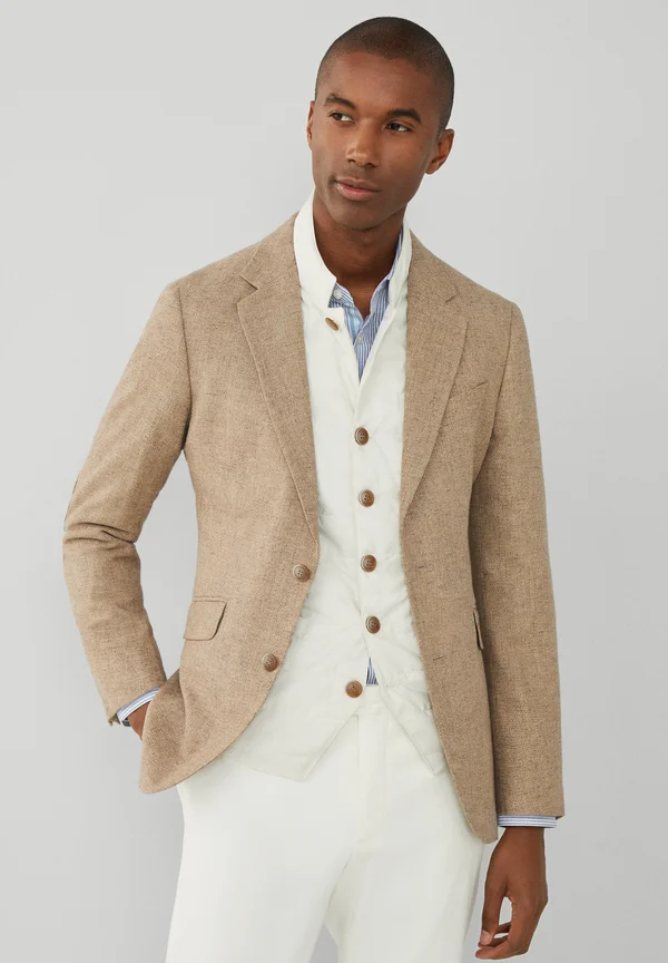 3 IN 1 TXTURE - Weste - taupe beige
