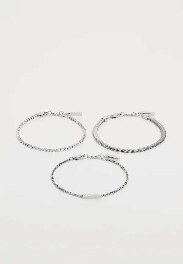 3 PACK - Armband - silver-coloured