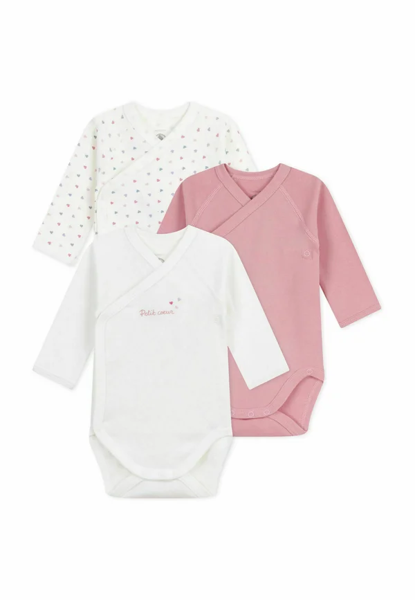 3 PACK - Body - white pink
