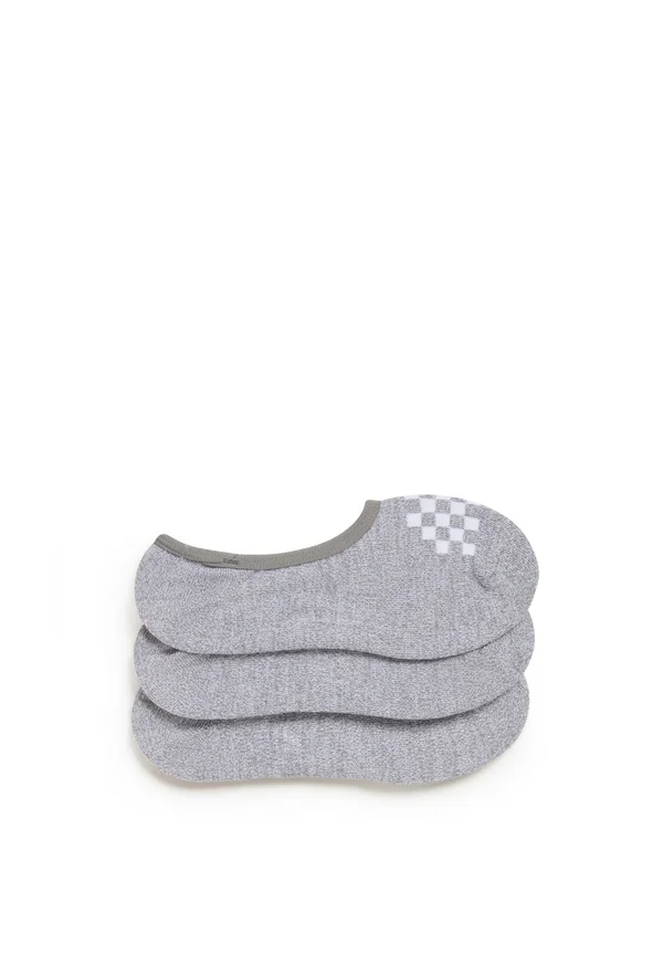 3 PACK CLASSIC HEATHERED CANOODLE 6.5-10 - Füßlinge - grey heather white