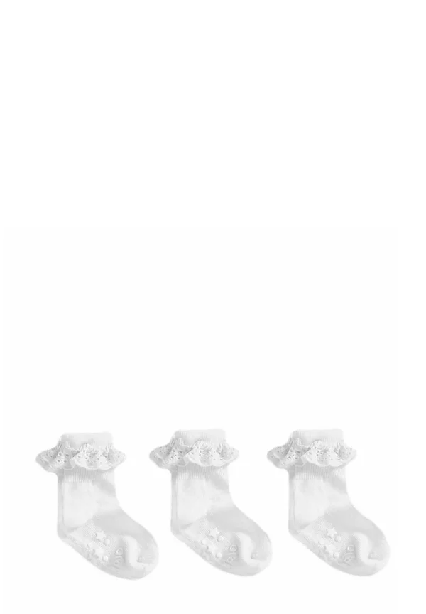 3-PACK FRILLY - REGULAR FIT - Socken - white