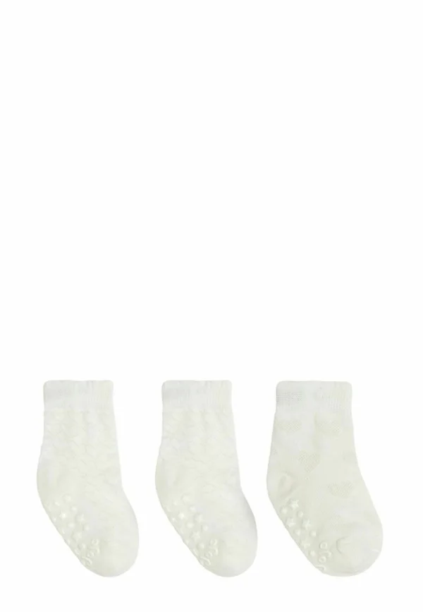 3-PACK HEART - REGULAR FIT - Socken - cream