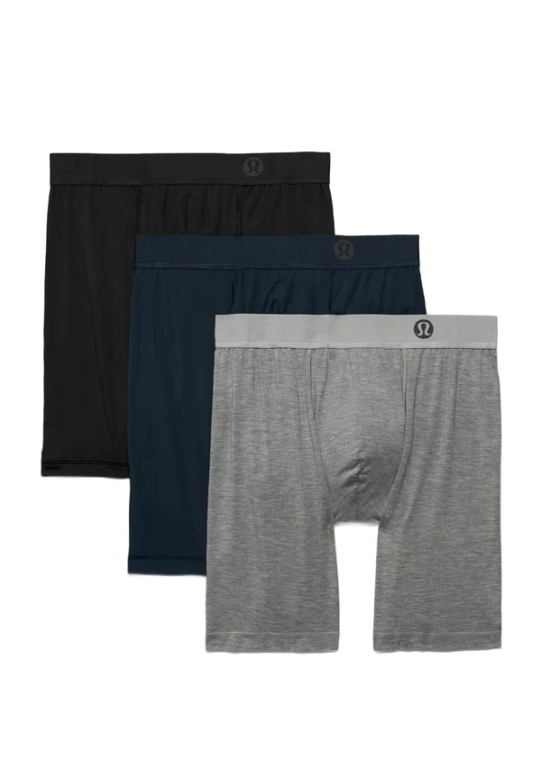 3 PACK - Panties - black heathered core medium grey true navy