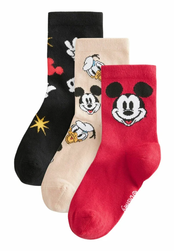 3 PACK - REGULAR FIT - Socken - mickey mouse red white black