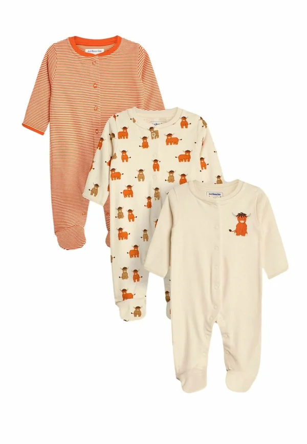 3 PACK REGULAR FIT - Strampler - ecru