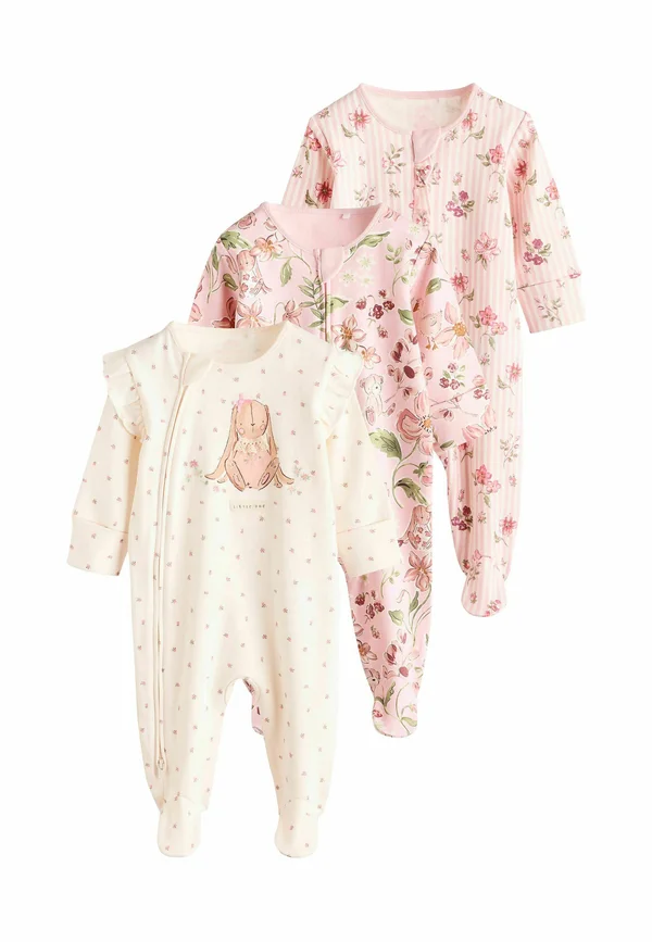 3 PACK - REGULAR FIT - Strampler - pink