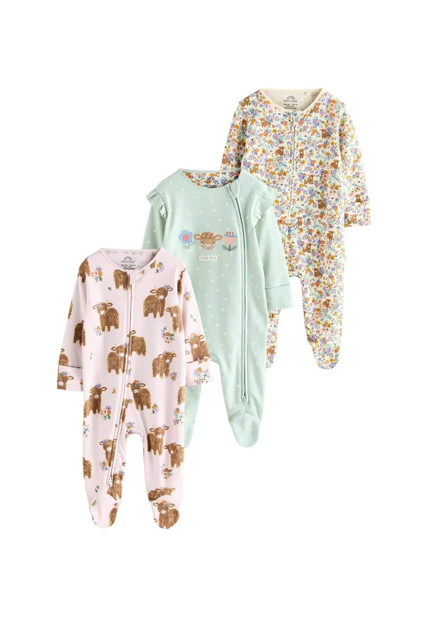 3 PACK - REGULAR FIT - Strampler - sage green