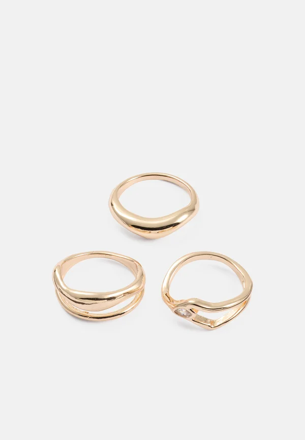 3 PACK - Ring - gold-coloured/multi