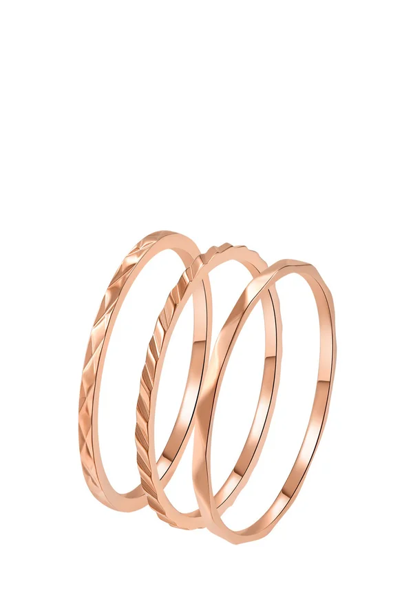3 PACK - Ring - rose gold-coloured