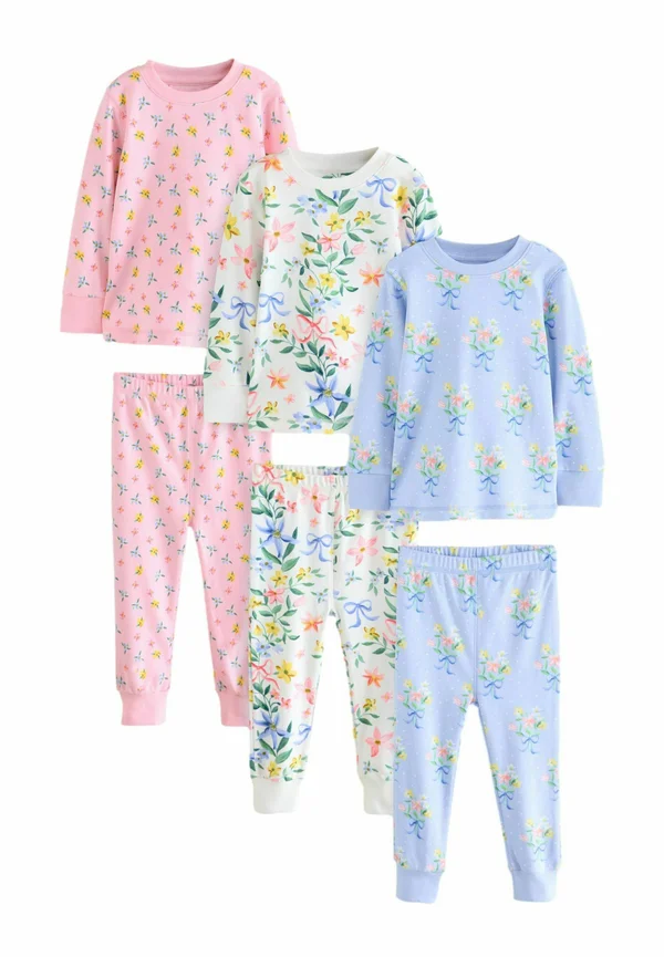 3 PACK SET - Nachtwäsche Set - pink blue