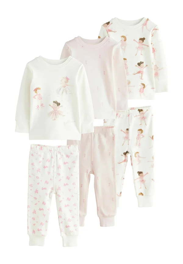 3 PACK SET - Nachtwäsche Set - pink cream