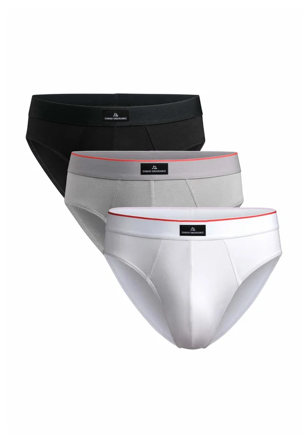 3-PACK - Slip - black grey white