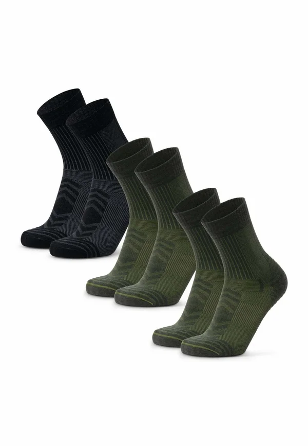 3 PACK - Socken - black olive green