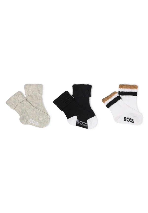 3 PACK - Socken - black/white/grey