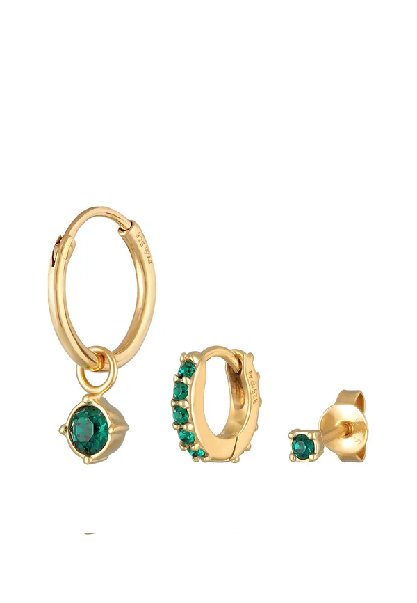 3-PACK SPARKLING - Ohrringe - gold coloured