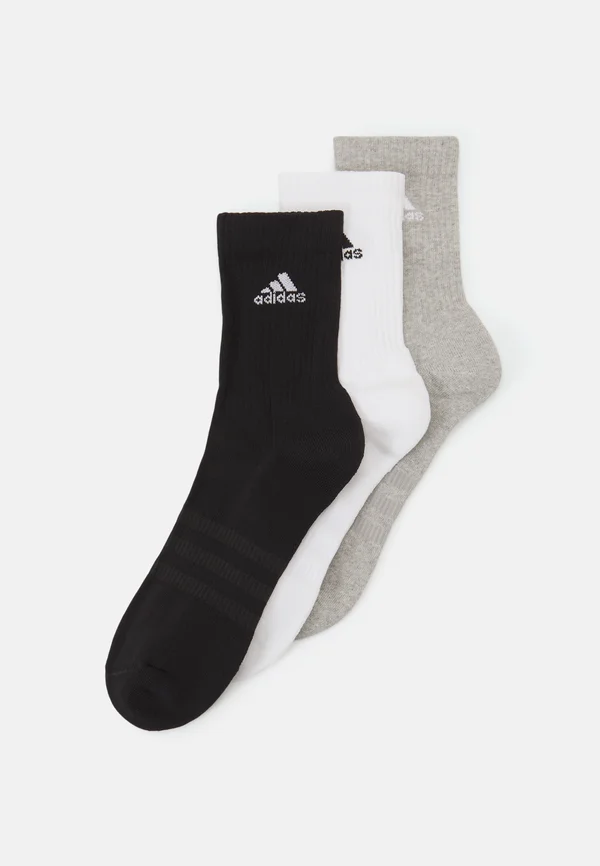 3 PACK - Sportsocken - medium grey heather/white/black