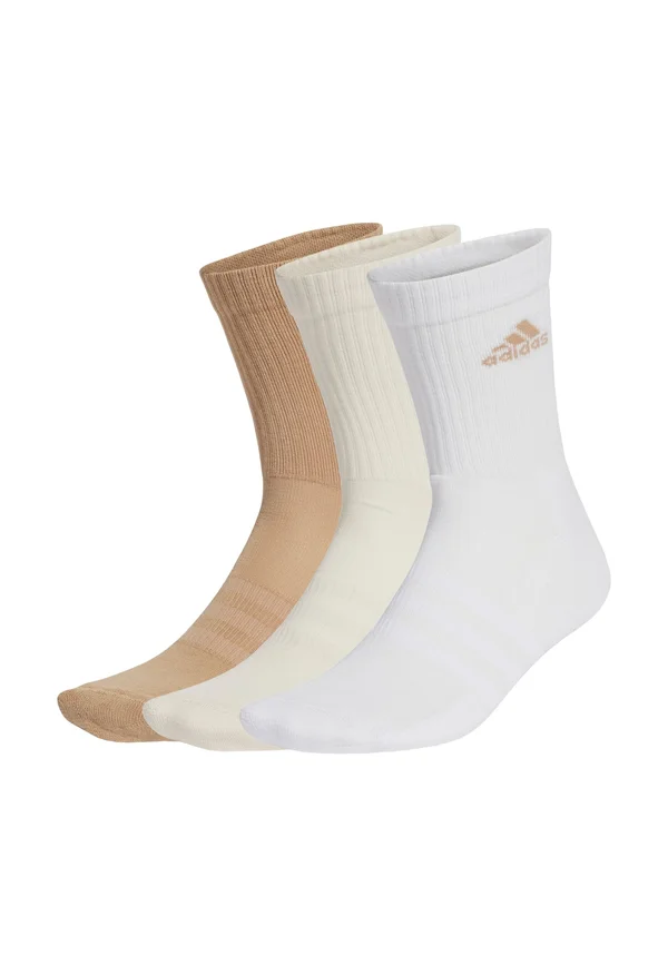 3 PACK - Sportsocken - white warm sandstone