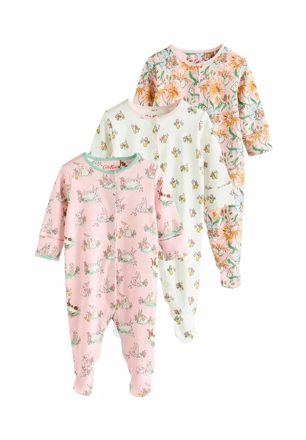 3 PACK - Strampler - pink ecru