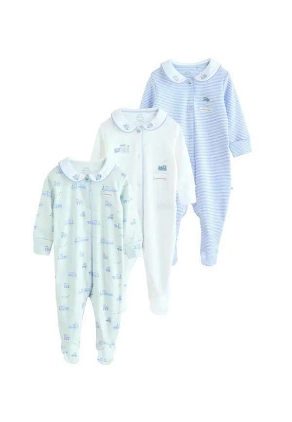 3 PACK - Strampler - white blue