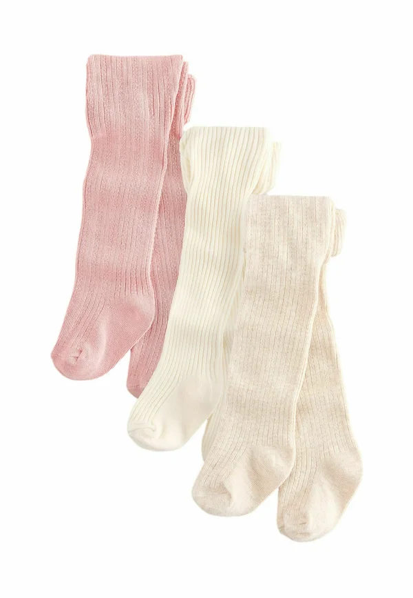 3 PACK - Strumpfhose - pink neutral textured
