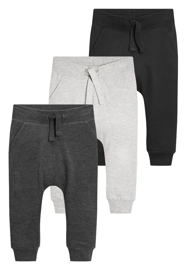3 PACK SUPER JOGGERS  - Jogginghose - black/grey
