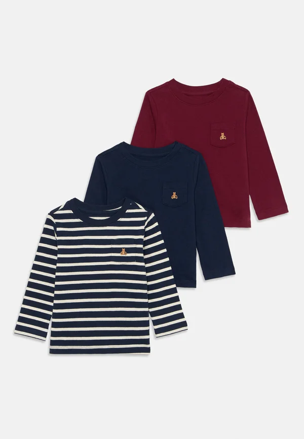 3 PACK TODDLER BOY - Langarmshirt - red/navy