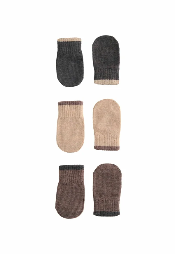 3 PAIR MAGIC SET  - REGULAR FIT - Fäustling - beige brown