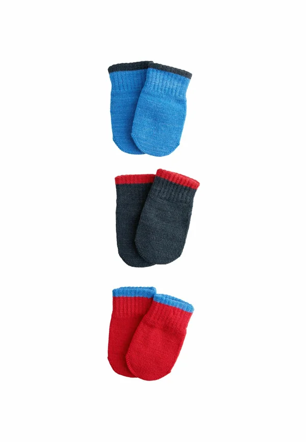 3 PAIR MAGIC SET  - REGULAR FIT - Fäustling - red blue