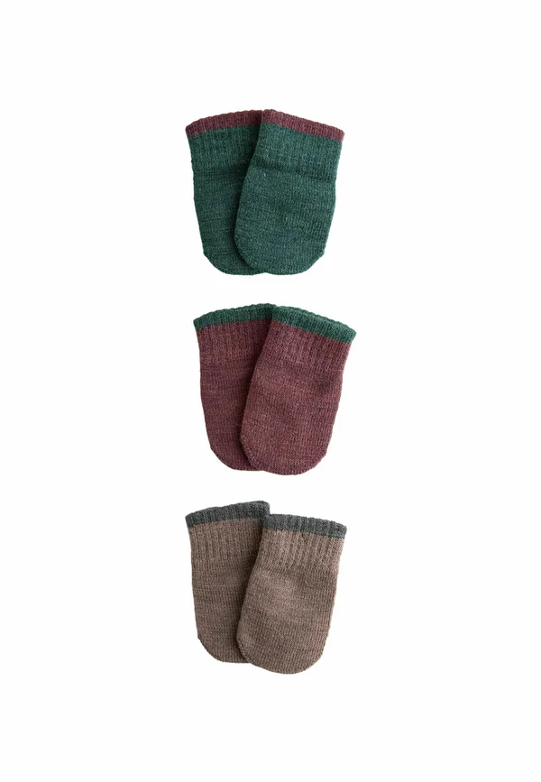 3 PAIR MAGIC SET  - REGULAR FIT - Fäustling - red green
