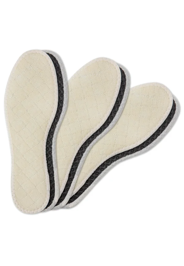 3 PAIR PACK ALU TECH  SET WARM AND COMFY - Schuhsohle/Fußbett - white