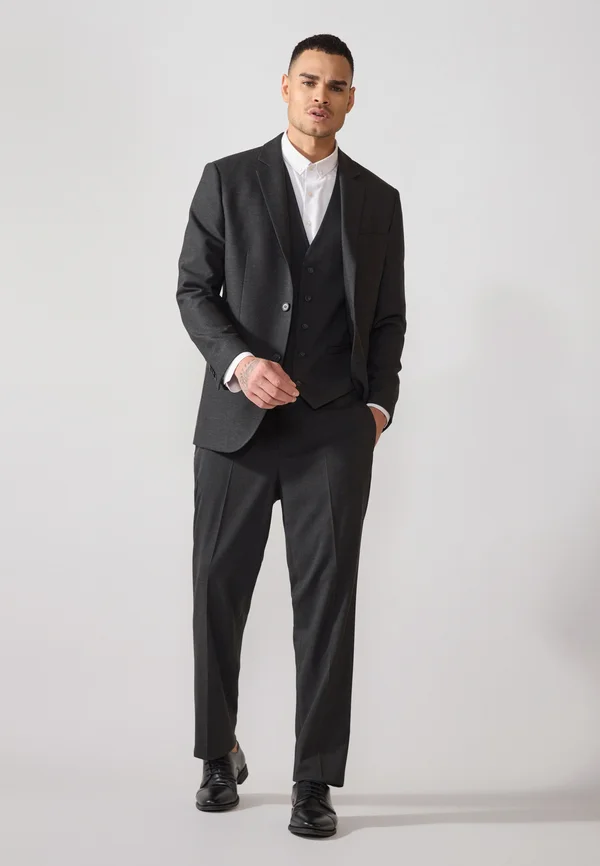 3 PIECE SUIT - Anzug - mottled dark grey
