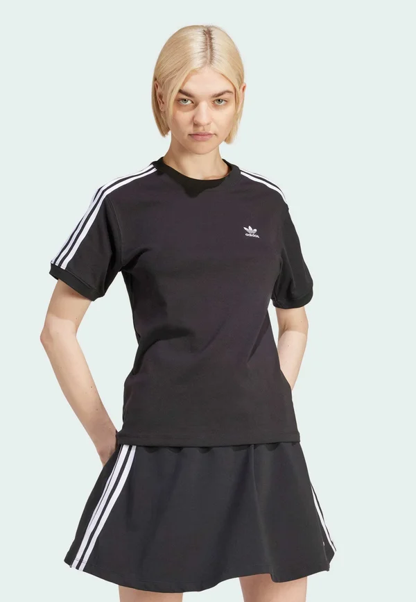 3 STRIPE  - T-Shirt print - black