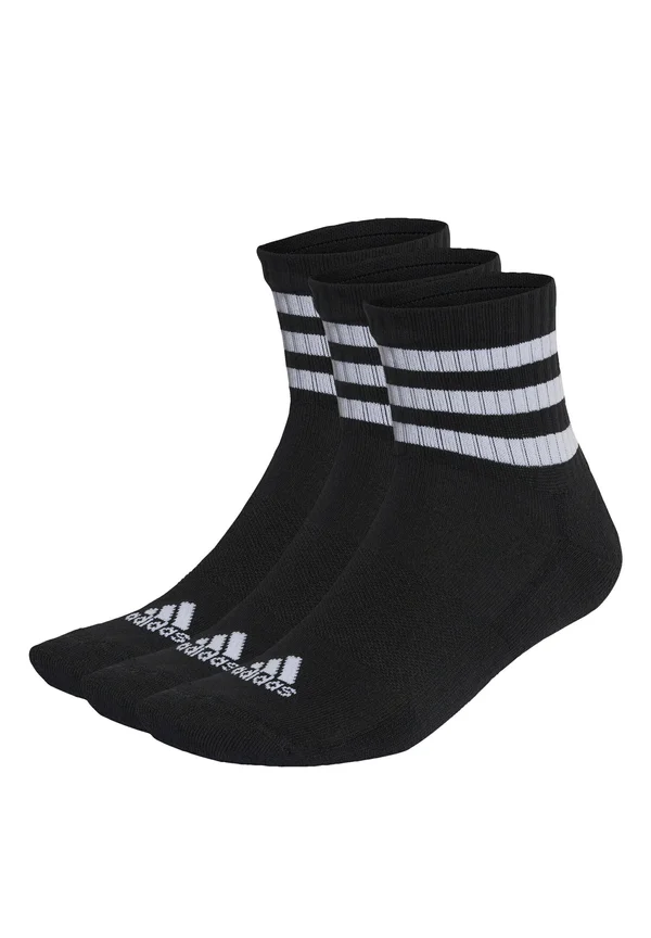 3-STRIPES CUSHIONED MID-CUT - Sportsocken - black   white