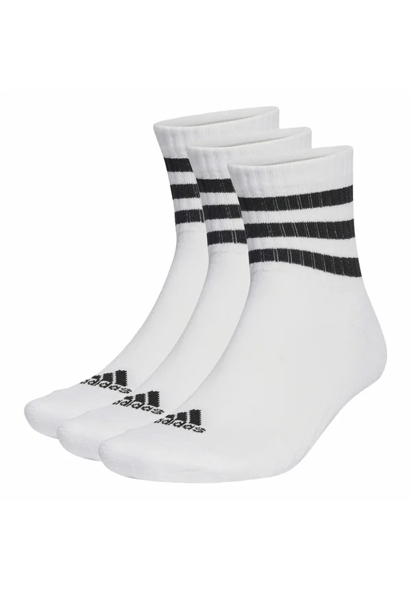 3-STRIPES CUSHIONED MID-CUT - Sportsocken - white   black