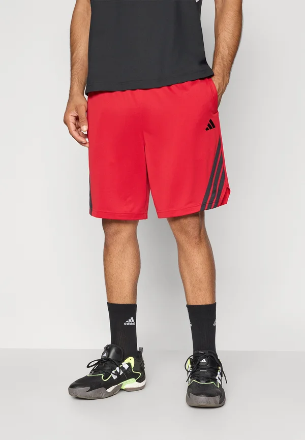 3-STRIPES   - Kurze Sporthose - team power red/black