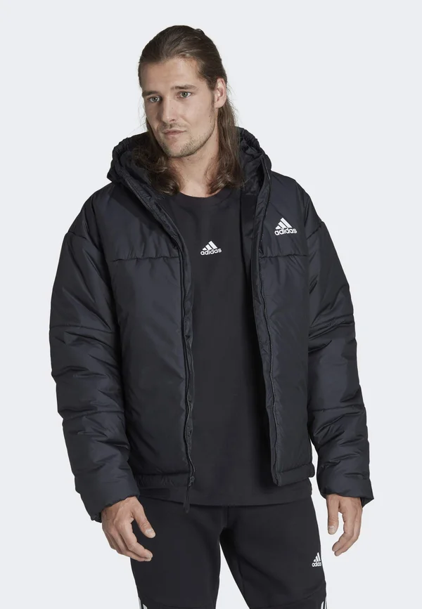 3 STRIPES PUFFY HIGH  - Outdoorjacke - black