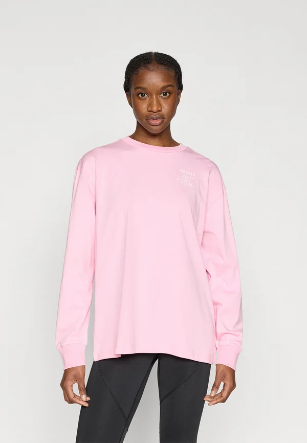3 STRIPES STUDIO BOYFRIEND LONSGSLEEVE TEE - Langarmshirt - true pink