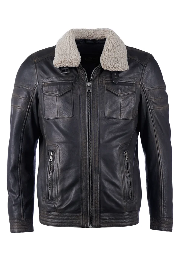 3102102 - Kunstlederjacke - black