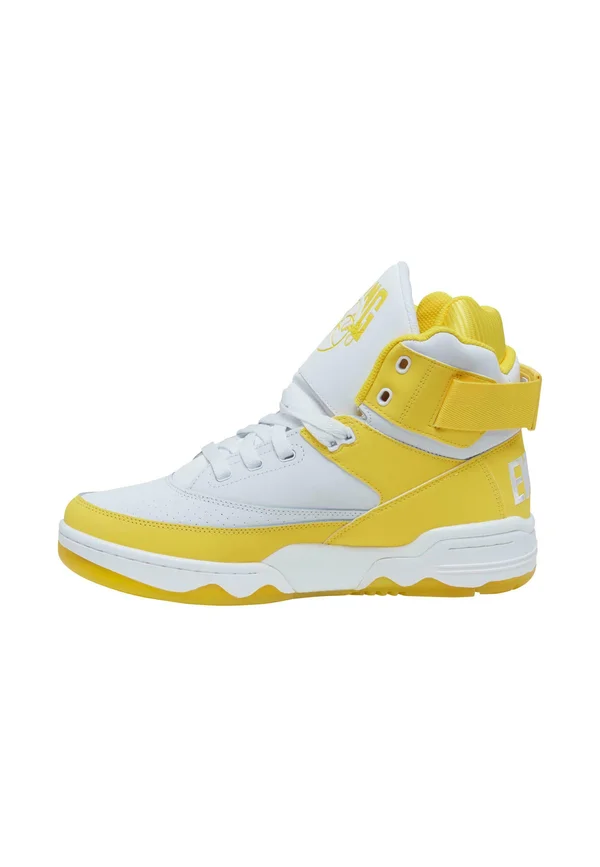 33 HI - Sneaker high - white vibrant yellow vibrant yellow