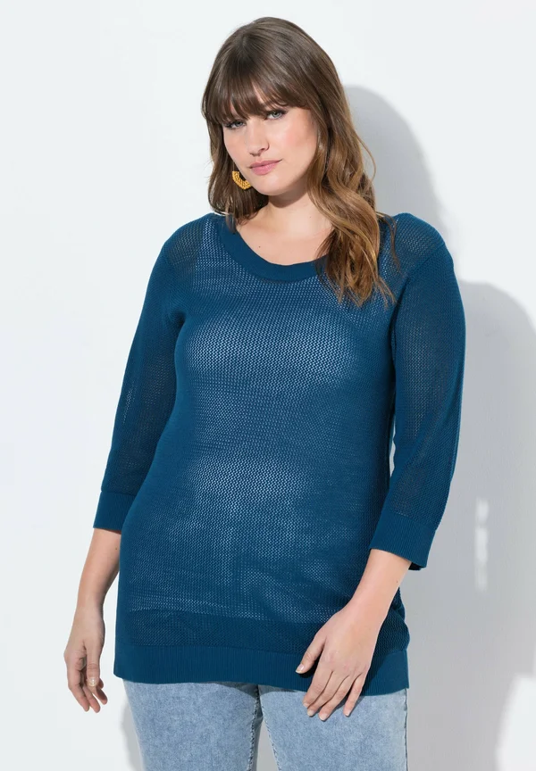 3/4 SLEEVE  - Strickpullover - petrol