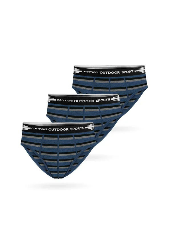 3ER PACK SLIP - Slip - navy schwarz grau