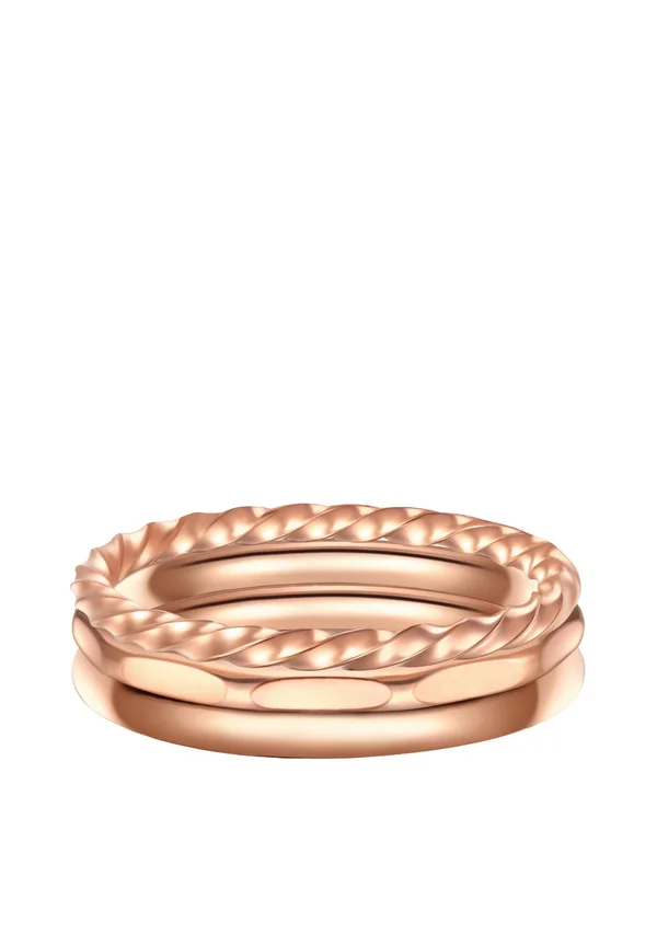 3ER SET  - Ring - rose gold-coloured