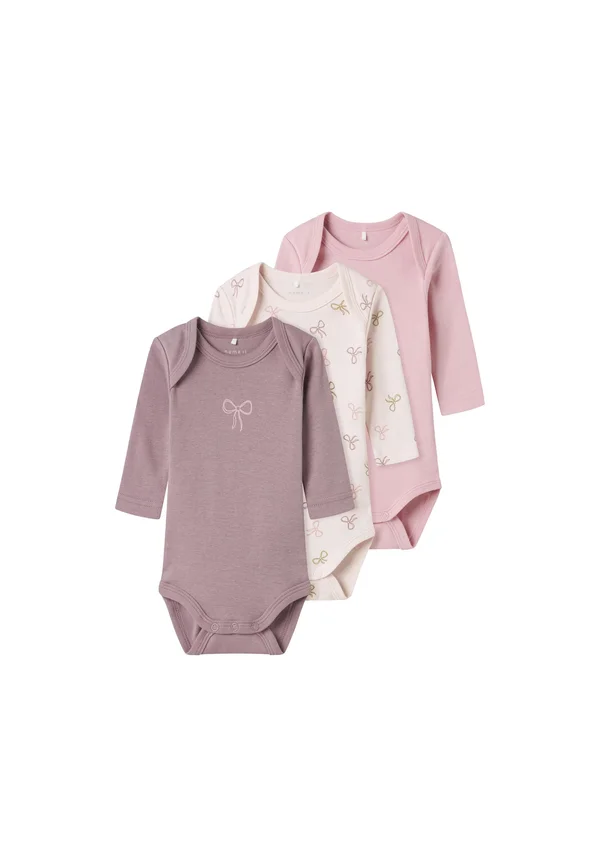 3P LS BARELY BOW  - Body - barely pink