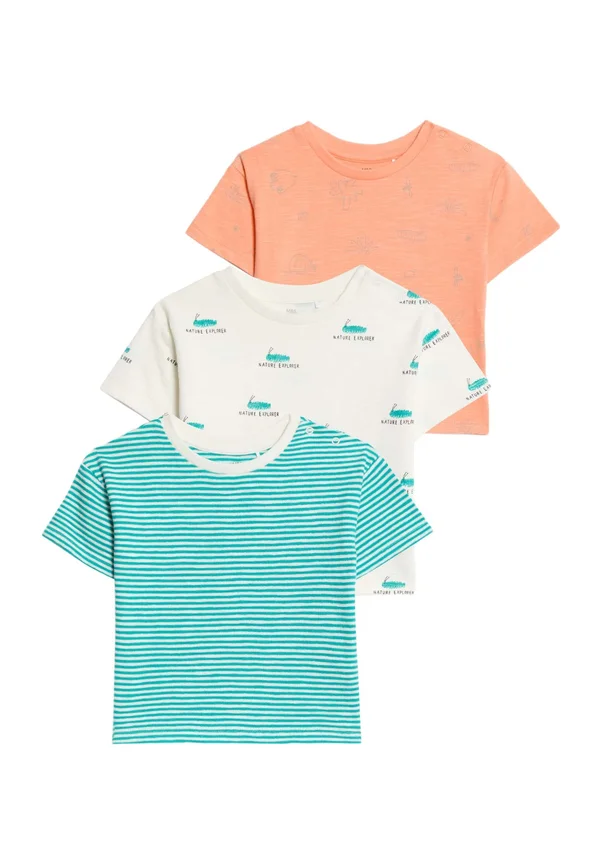 3PACK PURE COTTON CATERPILLAR - T-Shirt print - multi