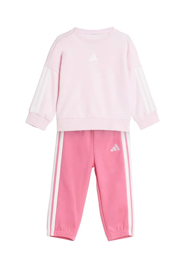 3S FT JOG SET - Stoffhose - clear pink/white/white