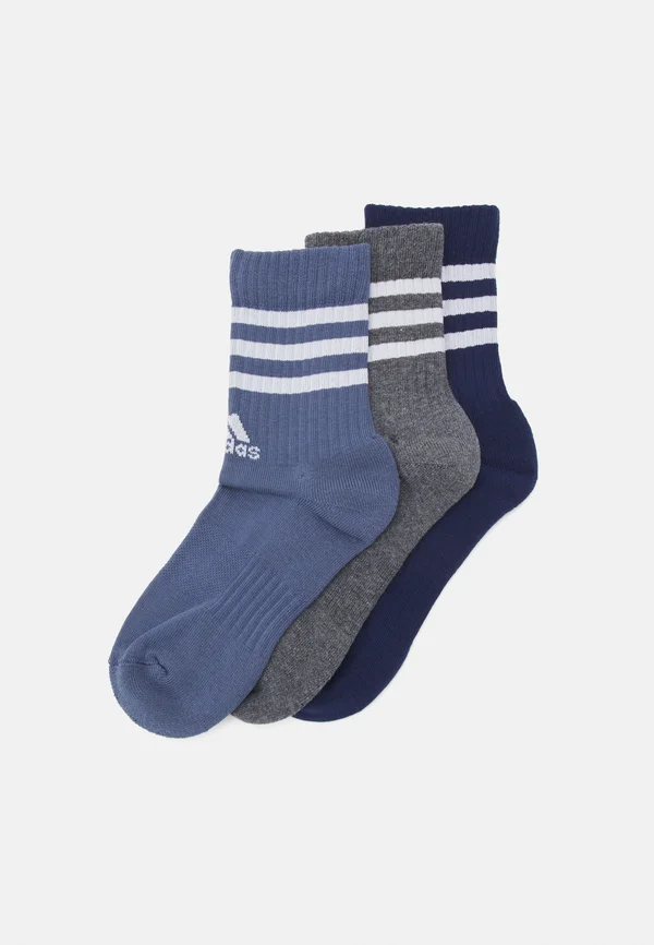 3STRIPES UNISEX 3 PACK - Sportsocken - legend ink/preloved ink/dark grey heather