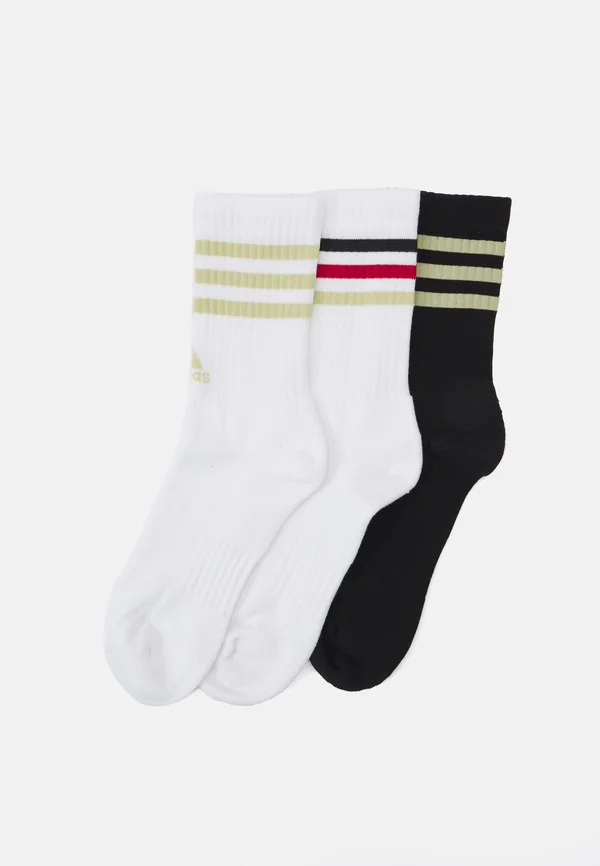 3STRIPES UNISEX 3 PACK - Sportsocken - white/black/white/team sand