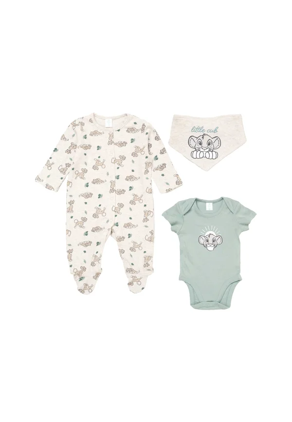 3TLG SET - Jumpsuit - beige salbei