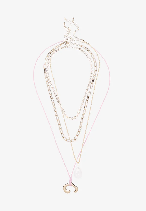 4 PACK - Halskette - shiny gold-coloured