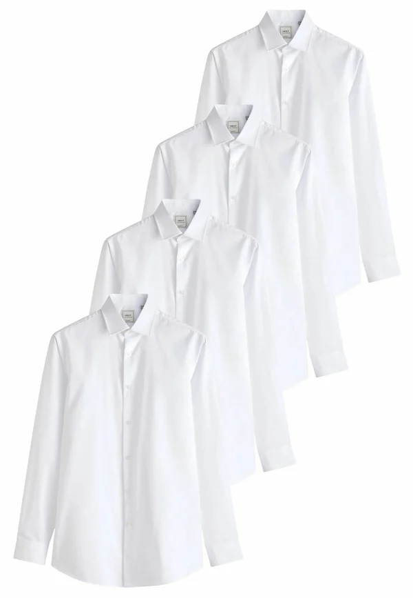 4 PACK REGULAR FIT  - Businesshemd - white
